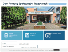 Tablet Screenshot of dps-tyszowce.pl